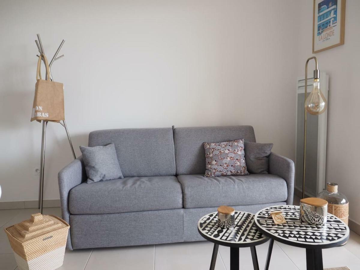 La Londe La Mer : Appartement Proche Plages & Vue Superbe Sur Les Iles D'Or Exteriör bild